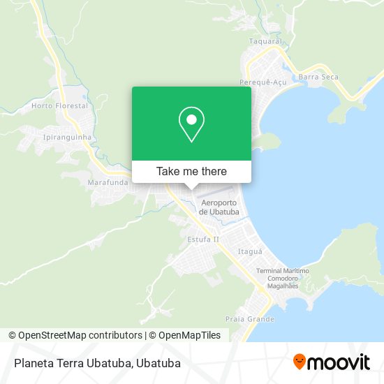 Mapa Planeta Terra Ubatuba