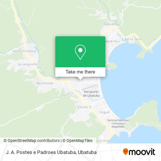 Mapa J. A. Postes e Padroes Ubatuba