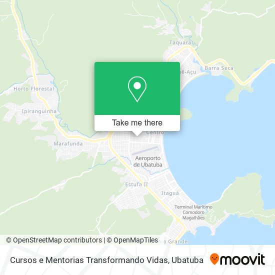 Mapa Cursos e Mentorias Transformando Vidas