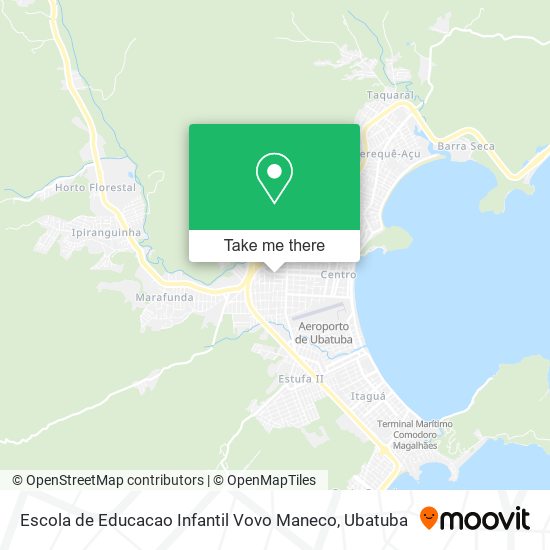 Mapa Escola de Educacao Infantil Vovo Maneco