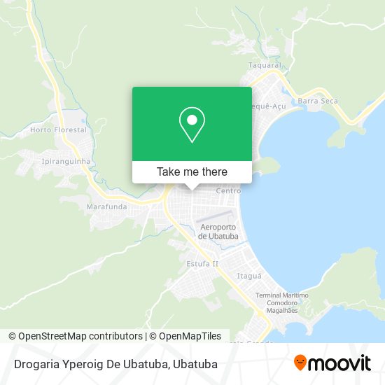 Mapa Drogaria Yperoig De Ubatuba