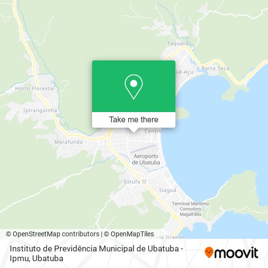 Instituto de Previdência Municipal de Ubatuba - Ipmu map