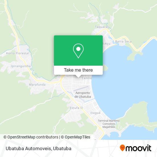 Mapa Ubatuba Automoveis