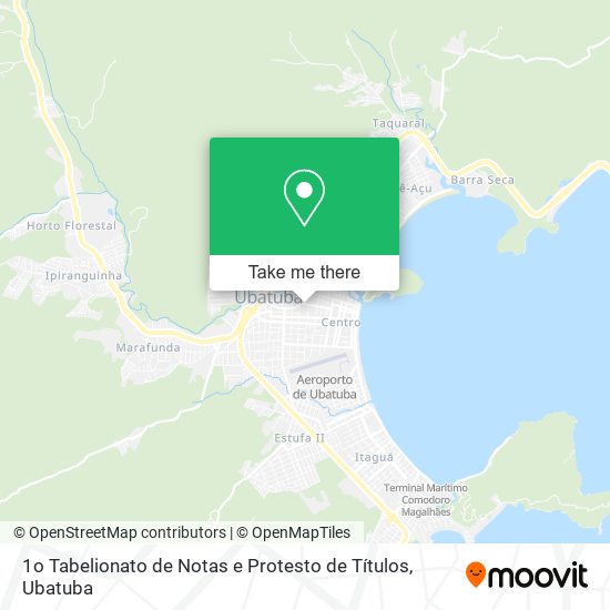 Mapa 1o Tabelionato de Notas e Protesto de Títulos