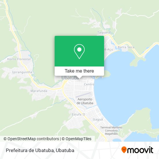 Mapa Prefeitura de Ubatuba