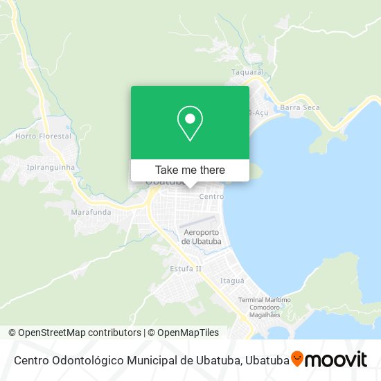Centro Odontológico Municipal de Ubatuba map
