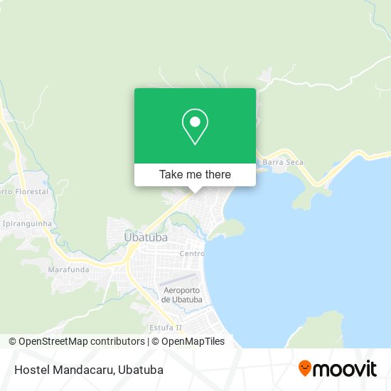 Mapa Hostel Mandacaru
