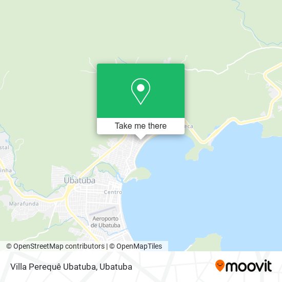 Mapa Villa Perequê Ubatuba