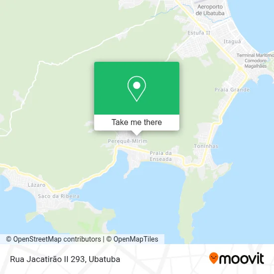 Rua Jacatirão II 293 map