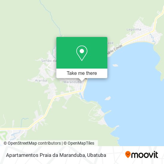 Mapa Apartamentos Praia da Maranduba