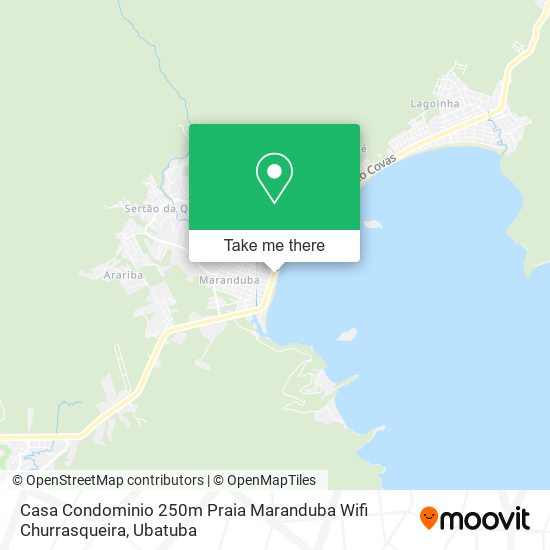 Casa Condominio 250m Praia Maranduba Wifi Churrasqueira map