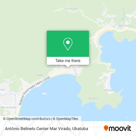 Antônio Belinelo Center Mar Virado map