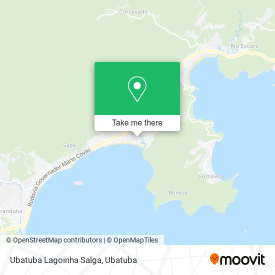 Ubatuba Lagoinha Salga map