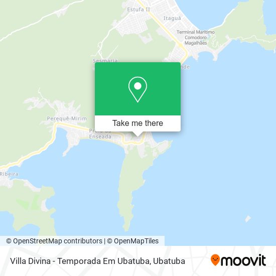 Villa Divina - Temporada Em Ubatuba map