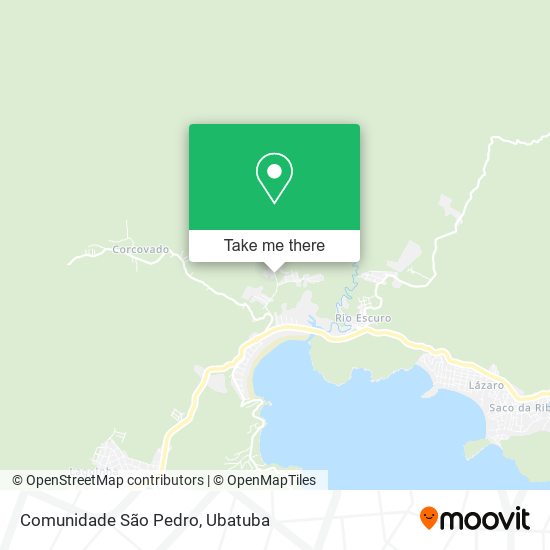 Comunidade São Pedro map
