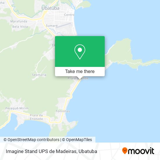 Mapa Imagine Stand UPS de Madeiras