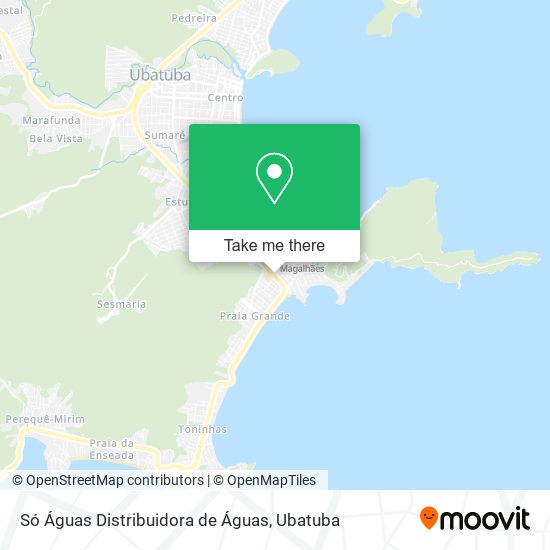 Mapa Só Águas Distribuidora de Águas