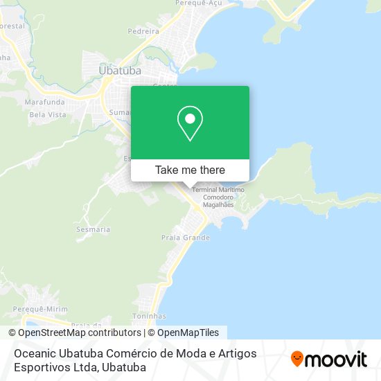 Oceanic Ubatuba Comércio de Moda e Artigos Esportivos Ltda map