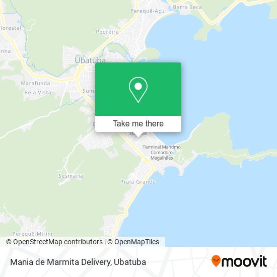 Mania de Marmita Delivery map