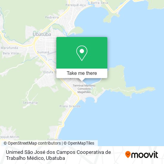 Unimed São José dos Campos Cooperativa de Trabalho Médico map