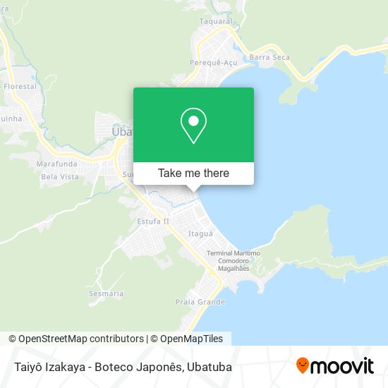 Mapa Taiyô Izakaya - Boteco Japonês
