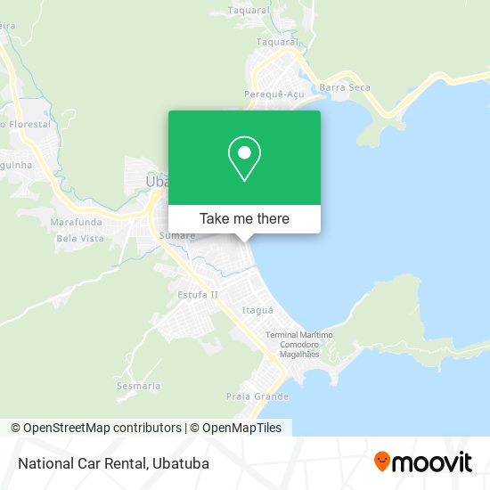 National Car Rental map