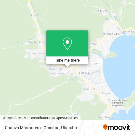 Criativa Mármores e Granitos map