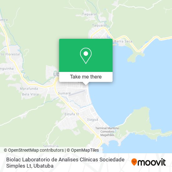 Biolac Laboratorio de Analises Clínicas Sociedade Simples Lt map