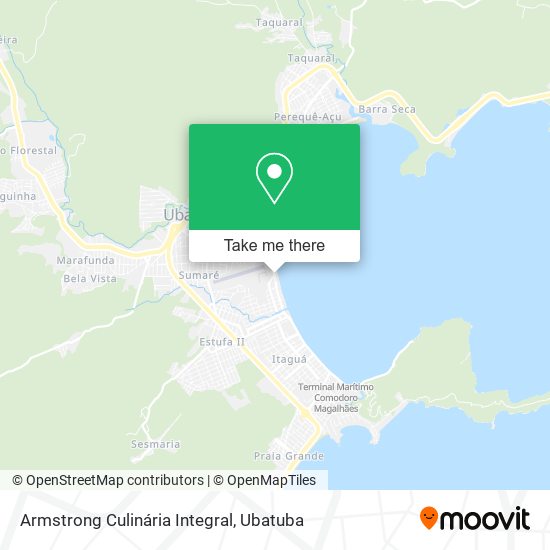 Armstrong Culinária Integral map