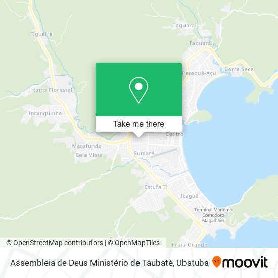 Assembleia de Deus Ministério de Taubaté map