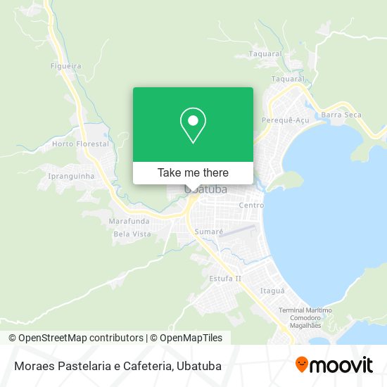 Mapa Moraes Pastelaria e Cafeteria