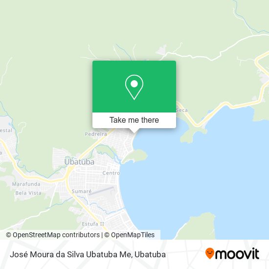 José Moura da Silva Ubatuba Me map