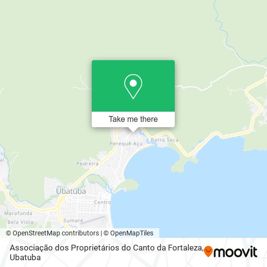 Associação dos Proprietários do Canto da Fortaleza map