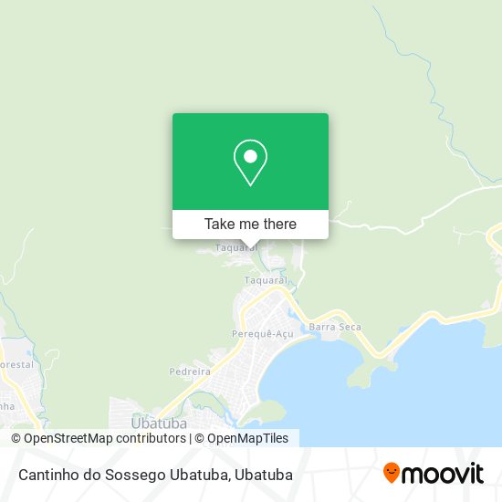 Cantinho do Sossego Ubatuba map