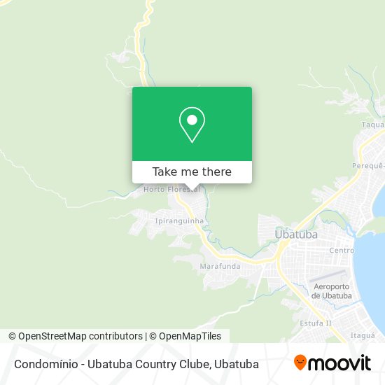 Mapa Condomínio - Ubatuba Country Clube