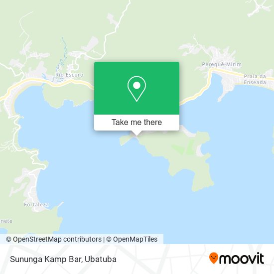 Sununga Kamp Bar map