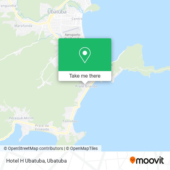 Mapa Hotel H Ubatuba