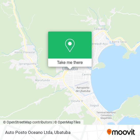 Mapa Auto Posto Oceano Ltda