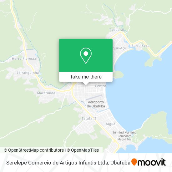 Mapa Serelepe Comércio de Artigos Infantis Ltda