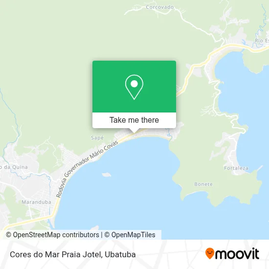 Cores do Mar Praia Jotel map