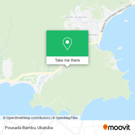 Pousada Bambu map