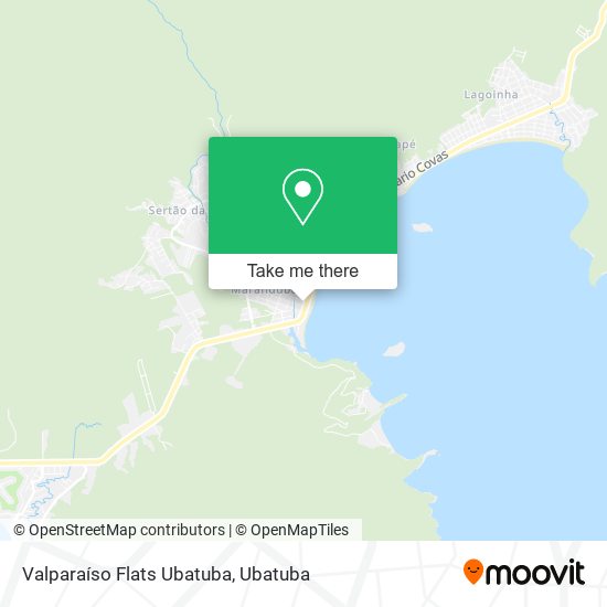 Valparaíso Flats Ubatuba map