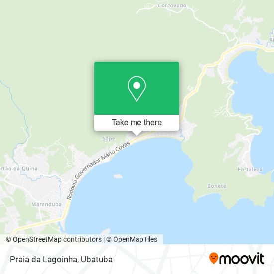 Mapa Praia da Lagoinha