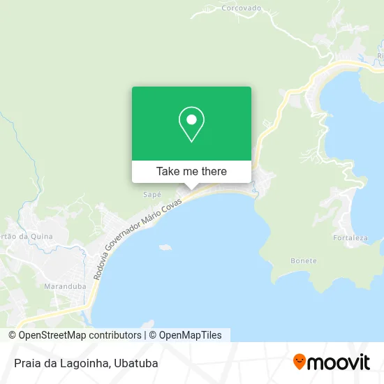 Praia da Lagoinha map