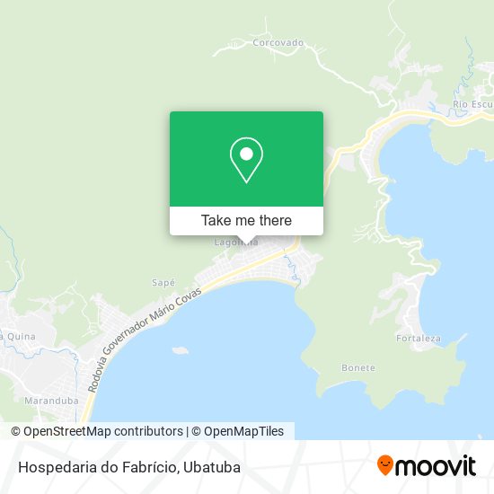 Hospedaria do Fabrício map