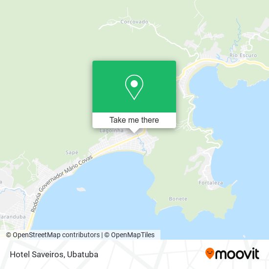 Hotel Saveiros map