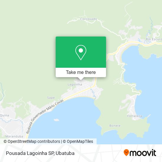 Pousada Lagoinha SP map