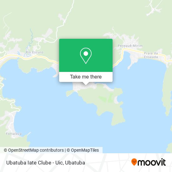 Ubatuba Iate Clube - Uic map