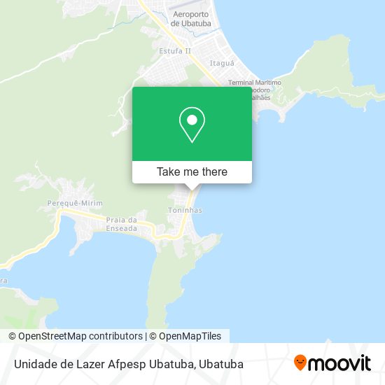 Mapa Unidade de Lazer Afpesp Ubatuba