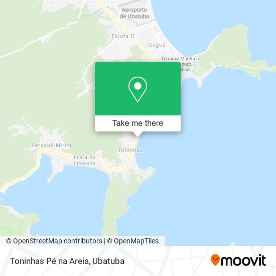 Toninhas Pé na Areia map